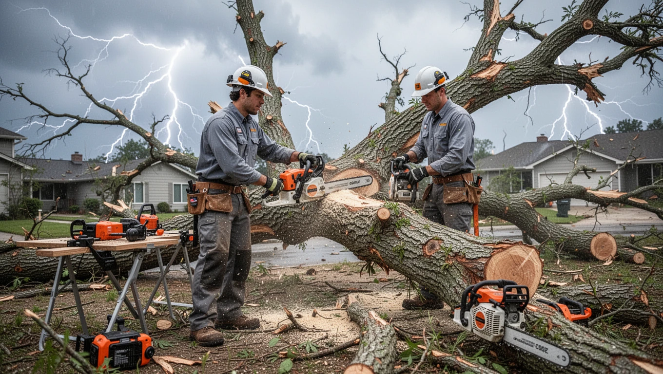 Storm Damage Tree Cleanup